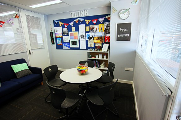 consider floor, wall, tabletop and ceiling spaces