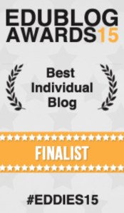 I'm grateful to be nominated in this category of the #Eddies15