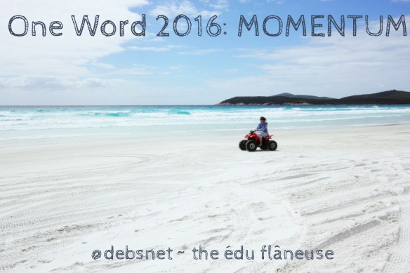 I spent the last day of 2015 in motion, quad biking along a beach.