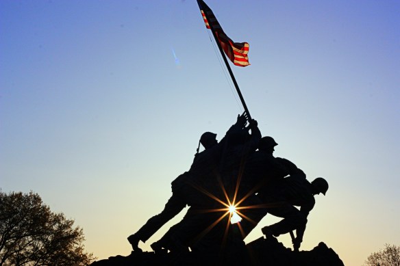 Iwo Jima at sunrise