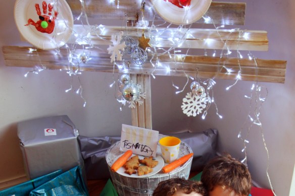 Christmas Eve vignette from our place