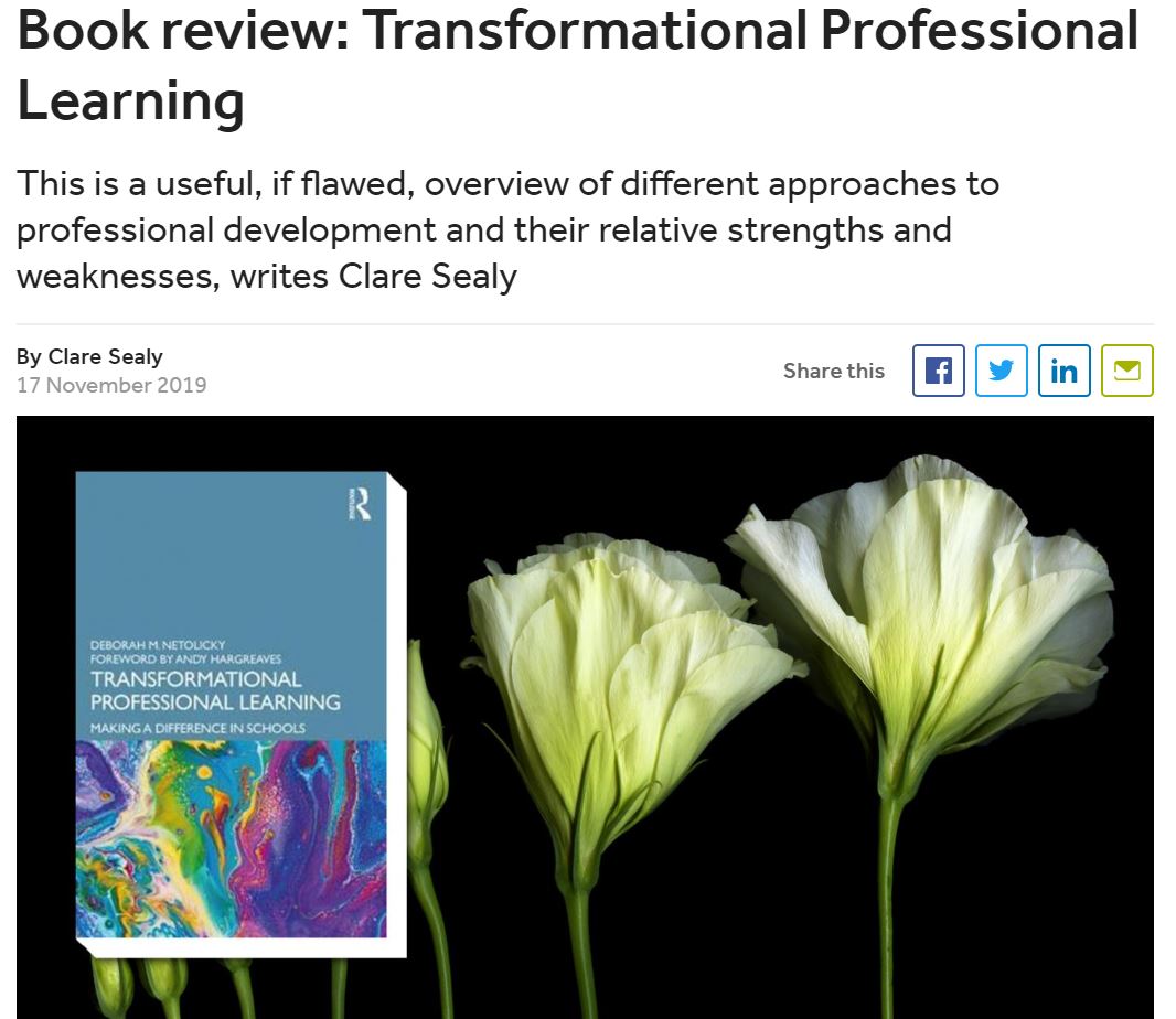 https://www.tes.com/news/book-review-transformational-professional-learning